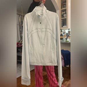 Lulu define jacket NWT ice blue size 6